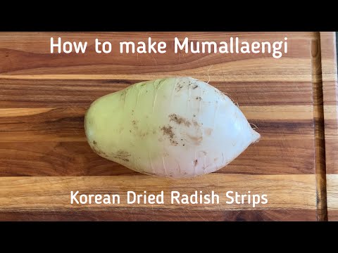 How to dry radish for Mumallaengi