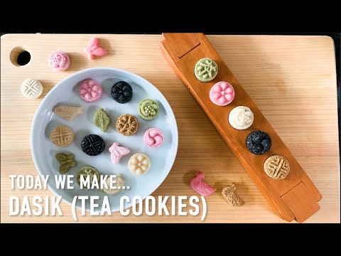 Korean Tea Cookies (Dasik)