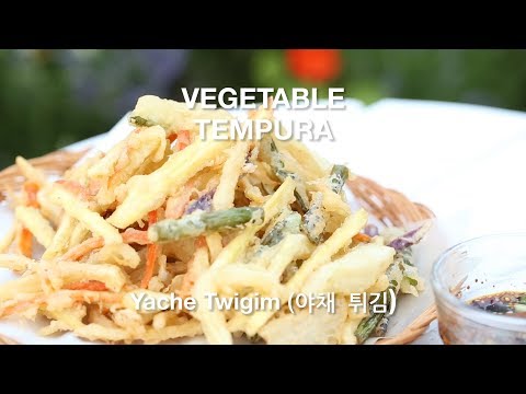 How to make Crispy and Light Vegetable Tempura