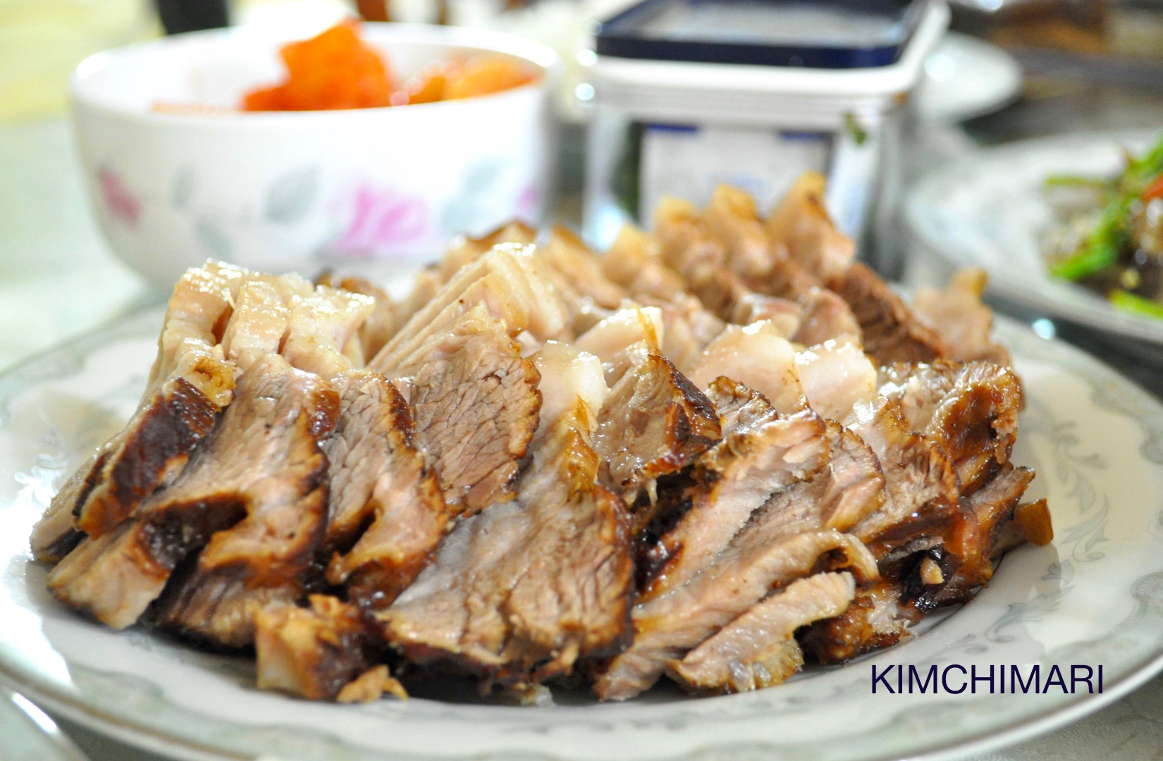 EASY Oven Roasted Korean Pork Belly - Kimchimari
