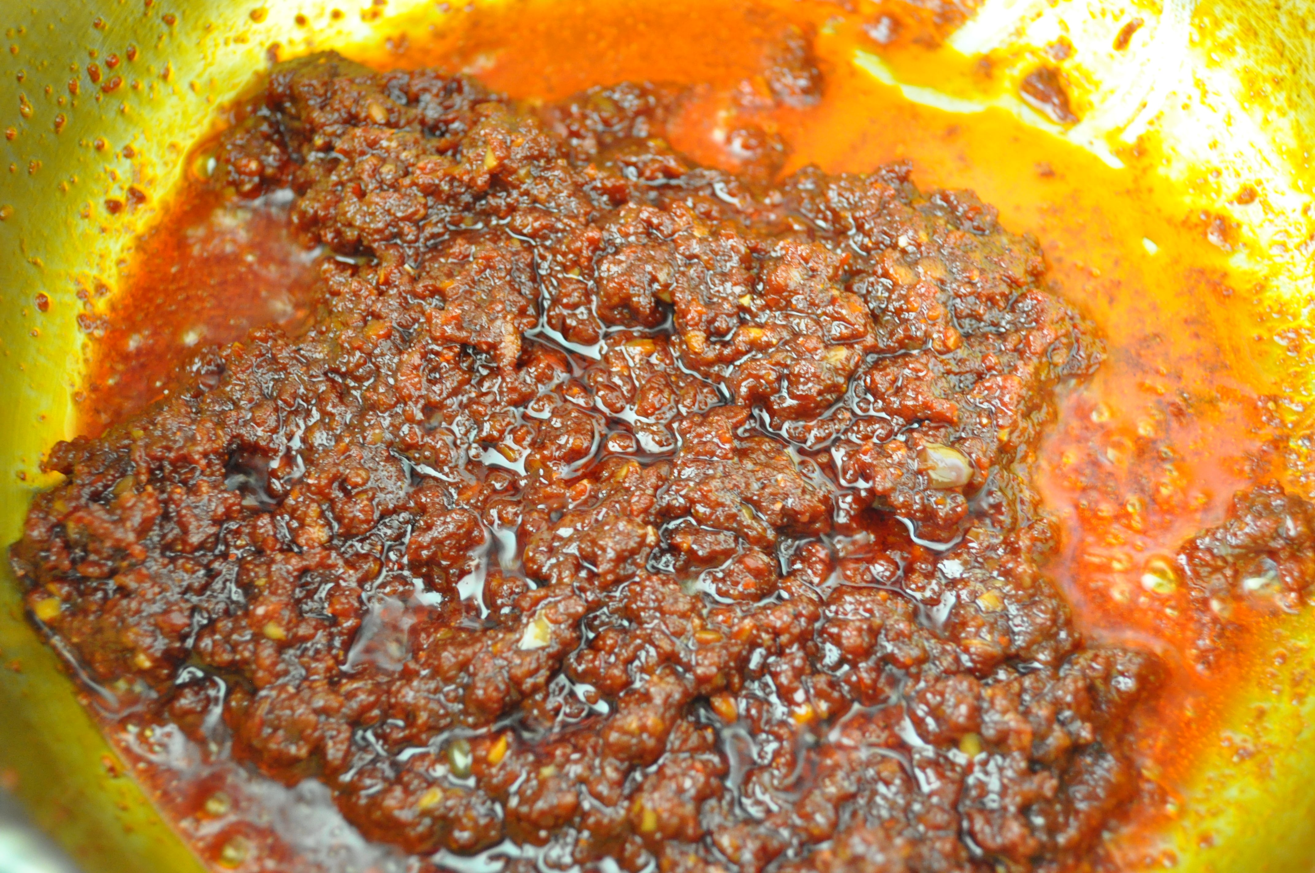 Sundubu Jjigae Chili Sauce sauteed