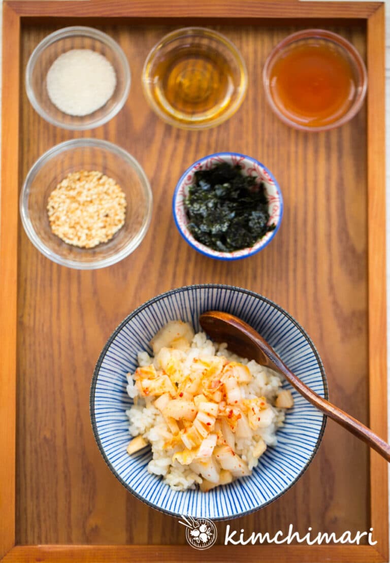 Kimchi Mari (김치말이) Cold Kimchi Rice Kimchimari