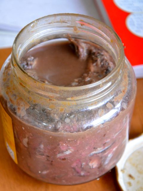fermented anchovies (멸치젓 myeolchijeot)