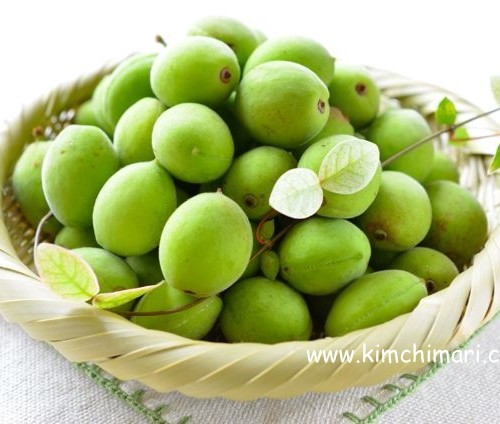 Japanese Green Apricot Plums or Maesil