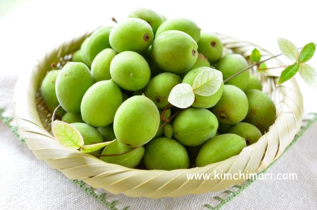 Japanese Green Apricot Plums or Maesil