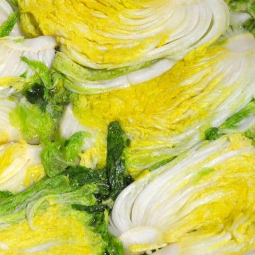 cbrined cabbages for Kimjang Kimchi