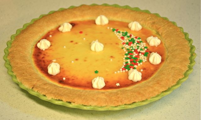 Christmas cheesecake tart