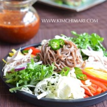 Cold Buckwheat Noodle Salad (막국수 Makguksu)