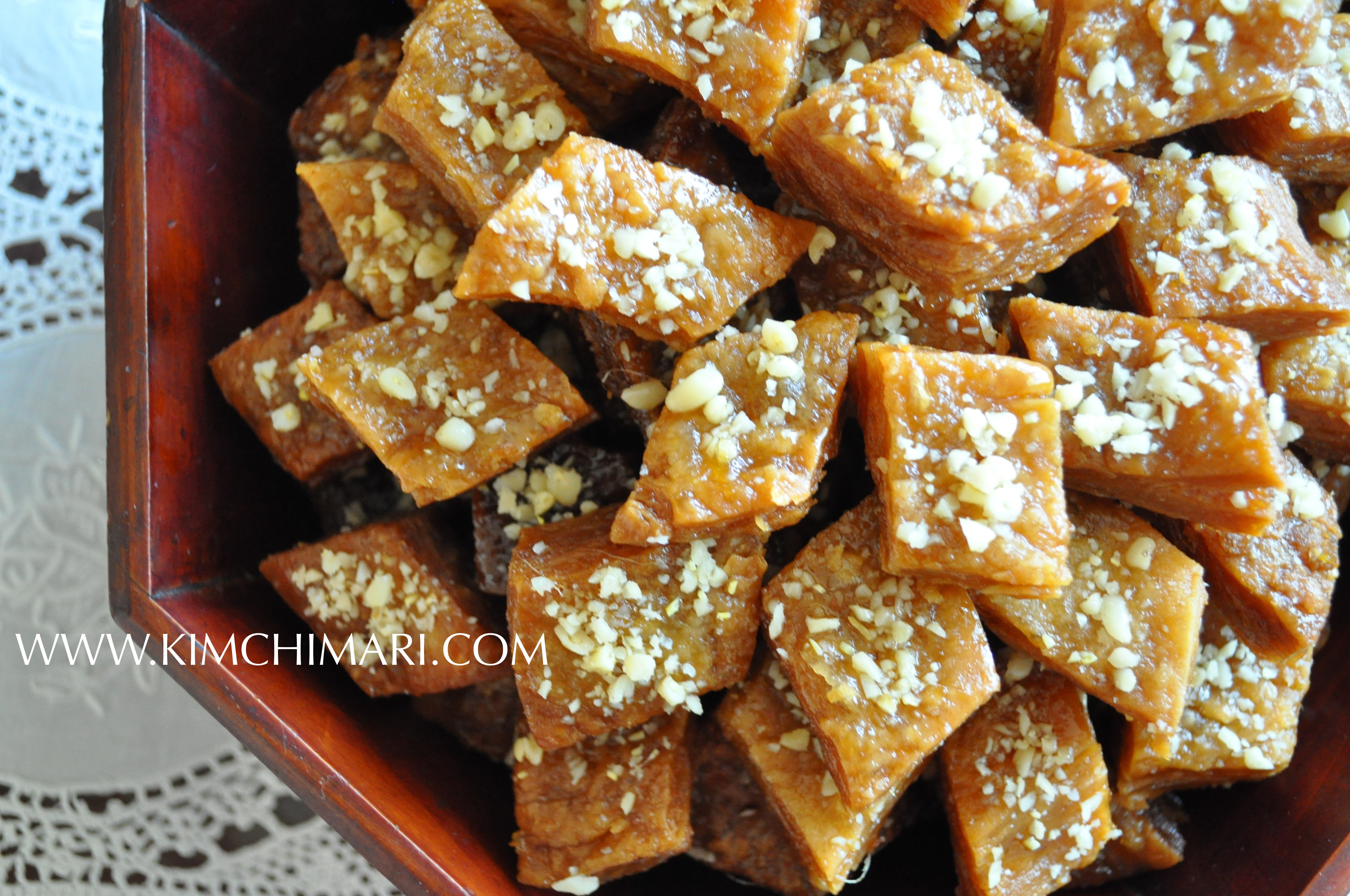 Korean Honey Pastry (약과 Yakwa)