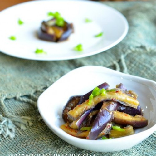 Eggplant Namul (가지나물 Gahji Namul)