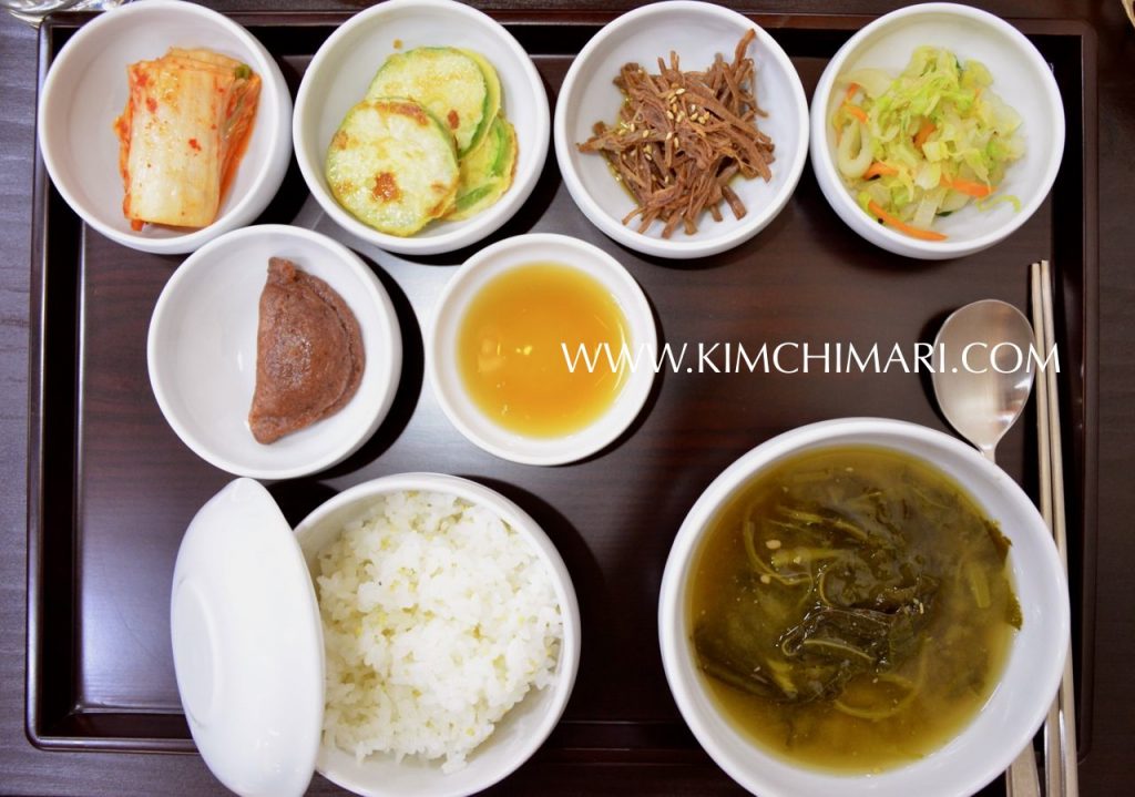 Traditional Korean Breakfast at Andong, Korea