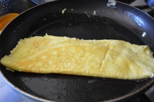 egg omelete or jidan for kimbap
