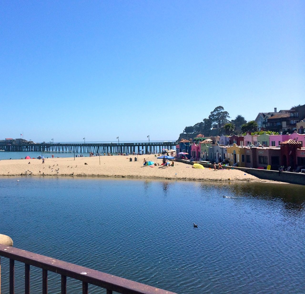 Capitola Beach view from Mr Toot's balcony