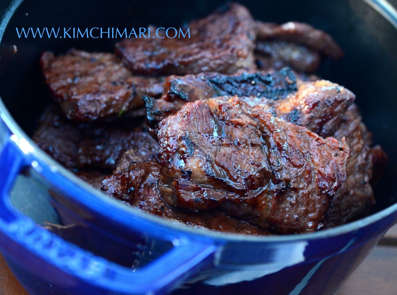 Grilled Korean Beef Ribs BBQ (Kalbi)