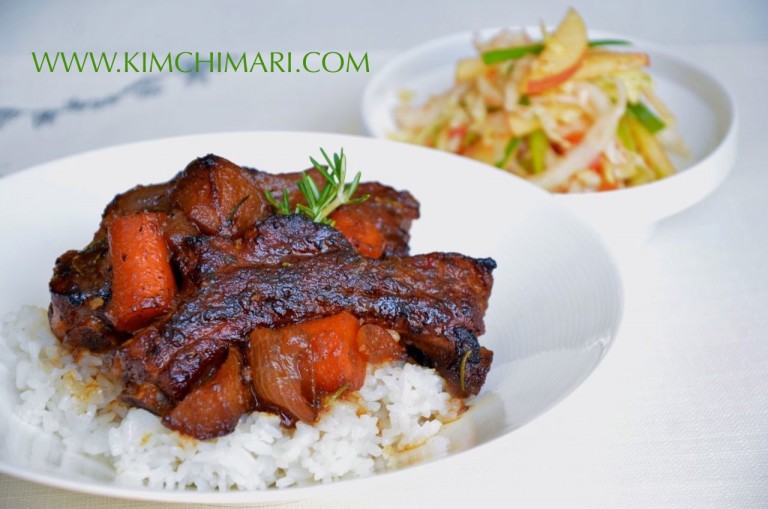 Apply Soy Sauce Braised Pork Ribs Kimchimari