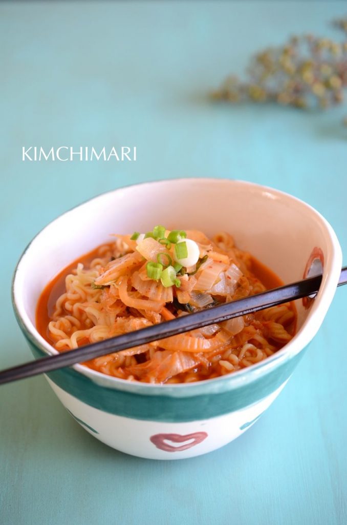 Kimchi Butter Ramen in a bowl