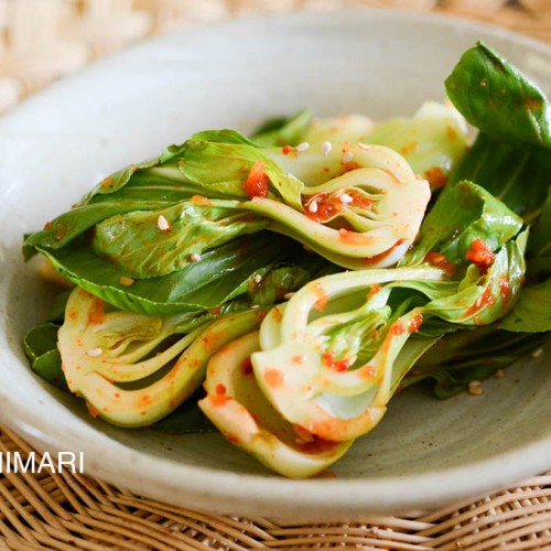 Easy and Simple Spicy Baby Bok Choy Salad