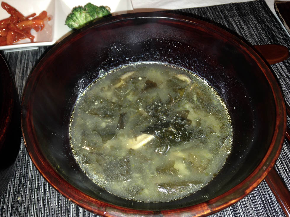 Mushroom Kelp Soup (Korean Temple Food soup)