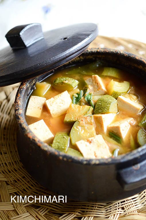 Doenjang Jjigae (Korean soybean paste stew)