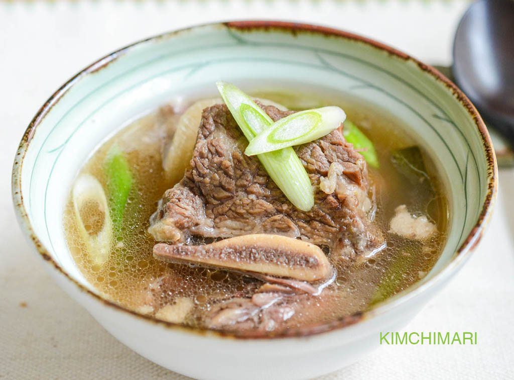 Galbitang or Korean Short Rib Soup