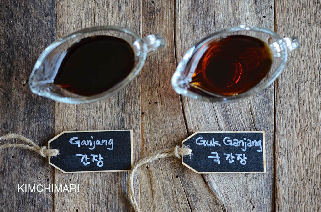 Korean Guk Ganjag (Soy sauce for Soup) vs Jin Ganjang (Soy Sauce)