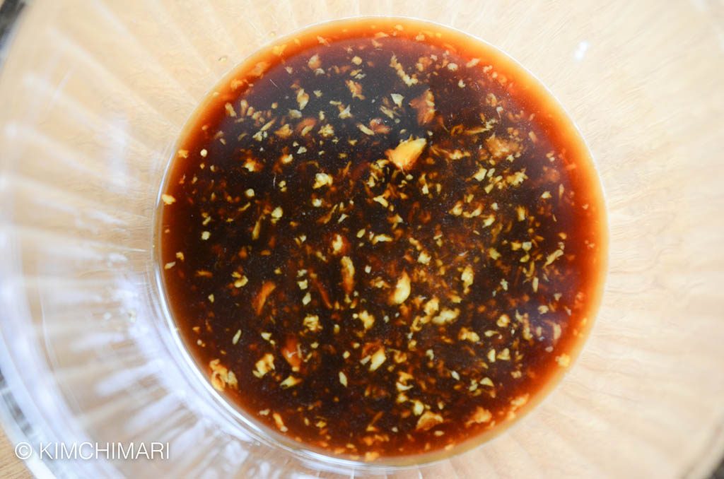 Ginger Soy sauce for Korean Chicken