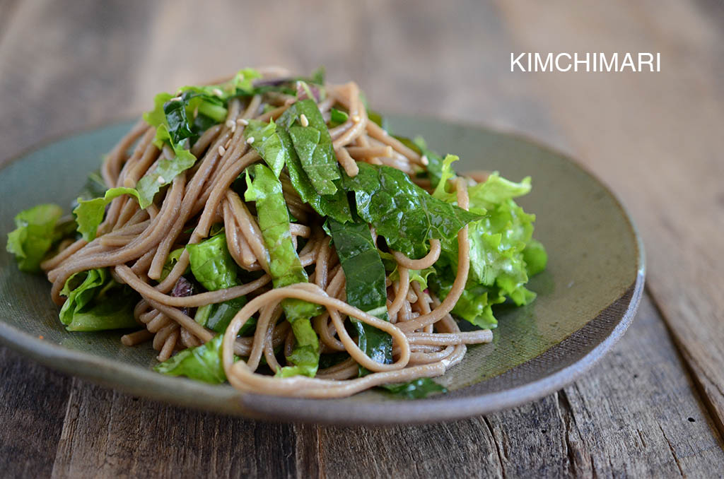 Best Soba Noodle Salad With Sesame Soy Vinaigrette Kimchimari