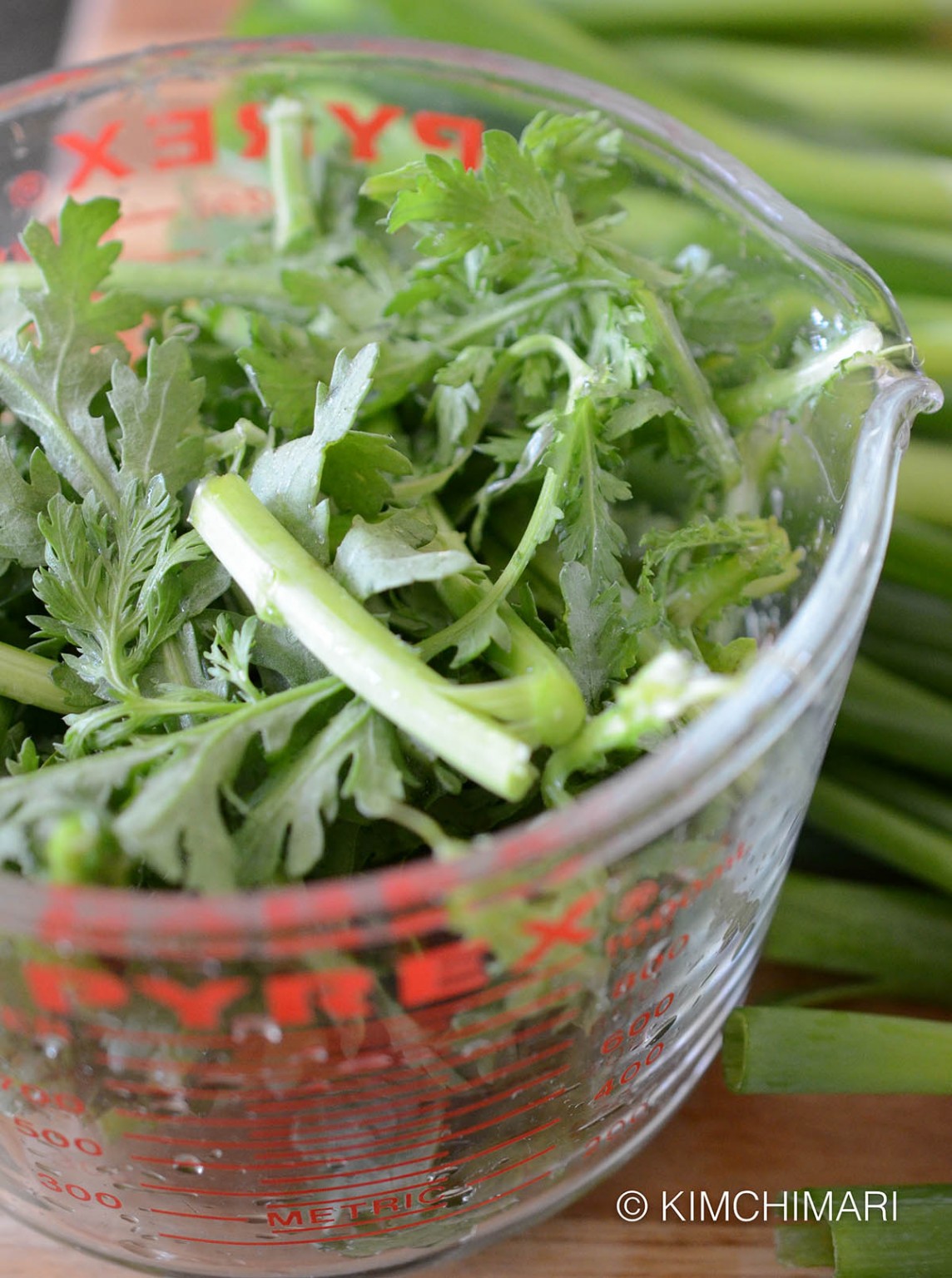 Simple Tofu Recipe Crown Daisy (Ssukgat) Dubu Muchim Kimchimari