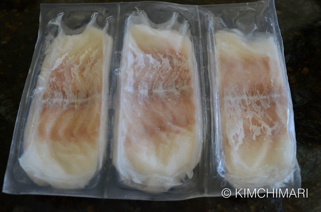 Frozen Cod Fillet Packets for Korean Fish Jeon (Saengsun Jeon)