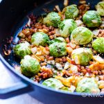 Easy Brussels Sprouts Recipe with Kimchi and Pancetta