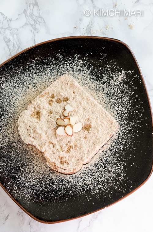 Injeolmi Toast Honey Rice Cake Sandwich Kimchimari