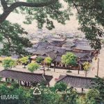 Jeonju Hanok Village Postcard made with recycled paper