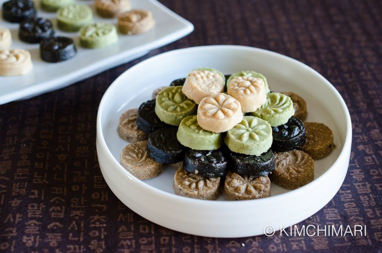Korean Tea Cookies (Dasik) for Lunar New Year Kimchimari