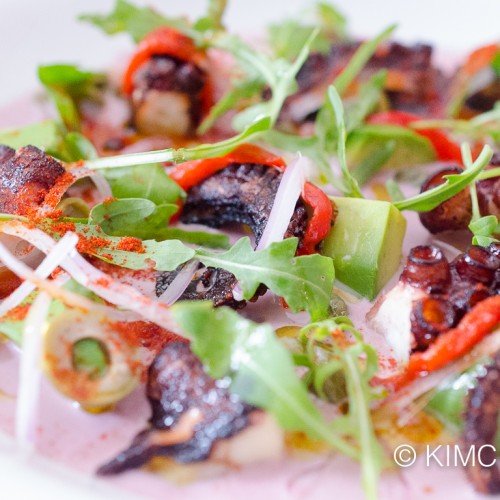 Pulpo Al Olivo - Grilled Octopus with Peruvian Purple Olives