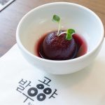 Korean Temple Food Cherry Tomato in Fermented Bokbunja (Korean wild raspberry) Sauce