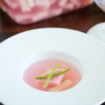 Water Kimchi (물김치 Mul Kimchi) made with Watermelon Radish