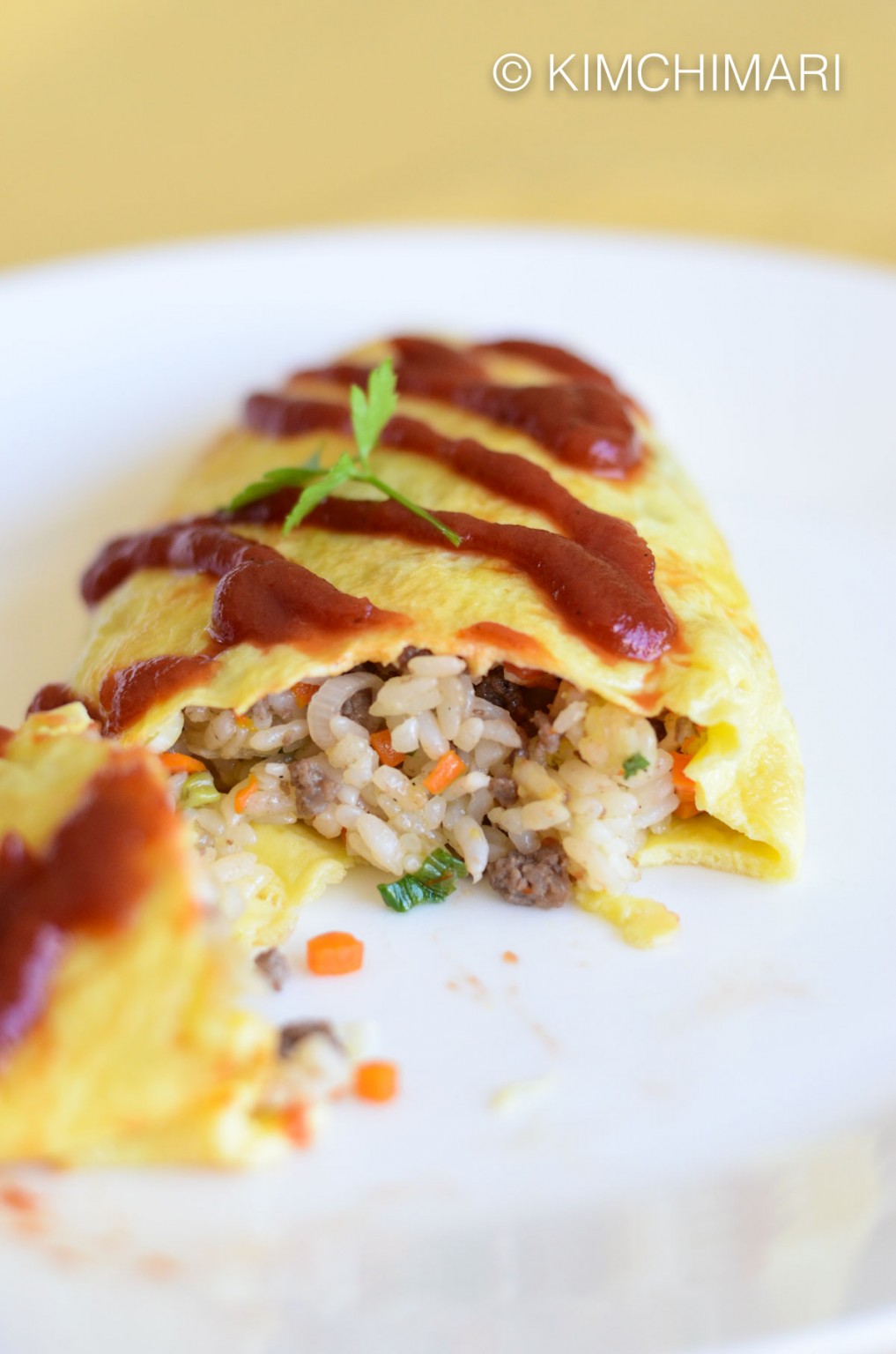 Omurice (Omelette Rice) 오무라이스 Recipe Kimchimari