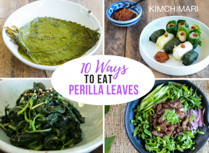 How To Eat Perilla 16 Ways To Enjoy Them In Korean Cooking Kimchimari Perilla 10 Ways 300x221 