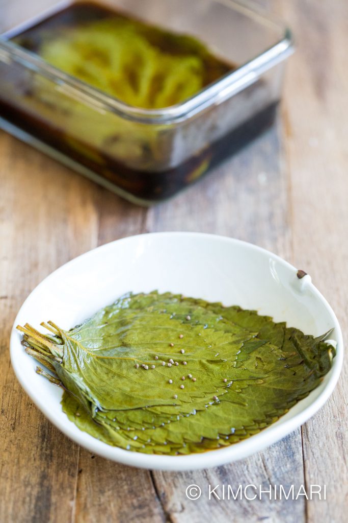 Perilla Leaves Pickled (Kkaennip Jangajji 깻잎 장아찌)