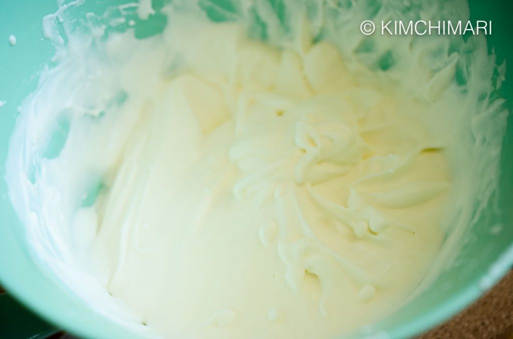 Whipped Cream for Makgeolli IceCream
