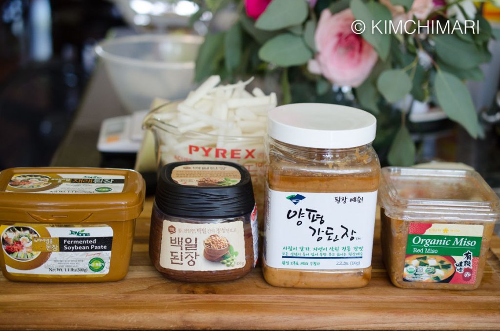 Radish Soup with Soybean Paste Korean Mu Doenjang Guk Kimchimari