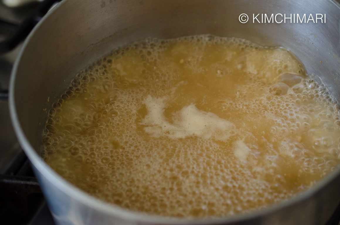 Mu DoenjangGuk (Korean Radish Soybeanpaste Soup)