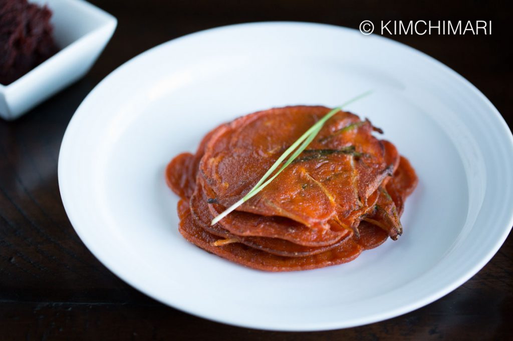 Gochujang Pancake with Chives (Korean Jangtteok)