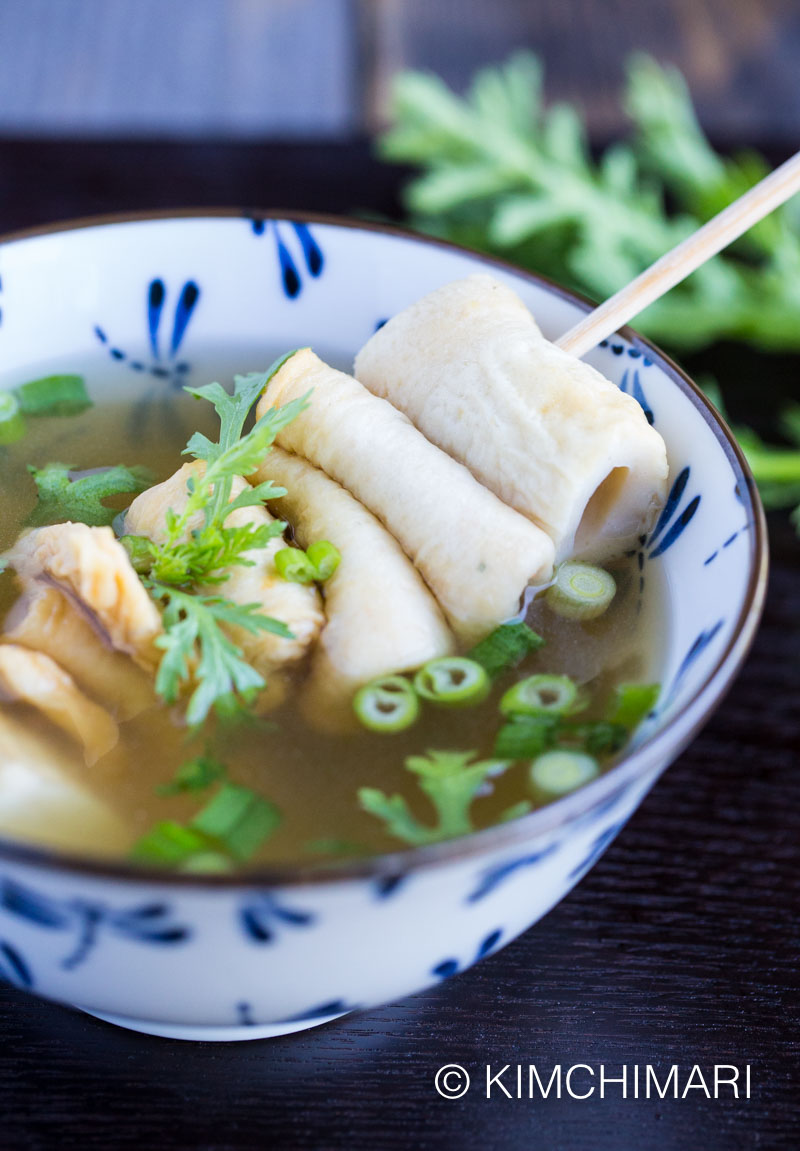 Fish Cake Soup (Odeng Soup aka Eomuk Guk) | Kimchimari