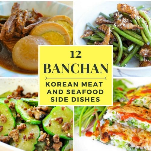 12 Korean Meat Seafood Side Dishes