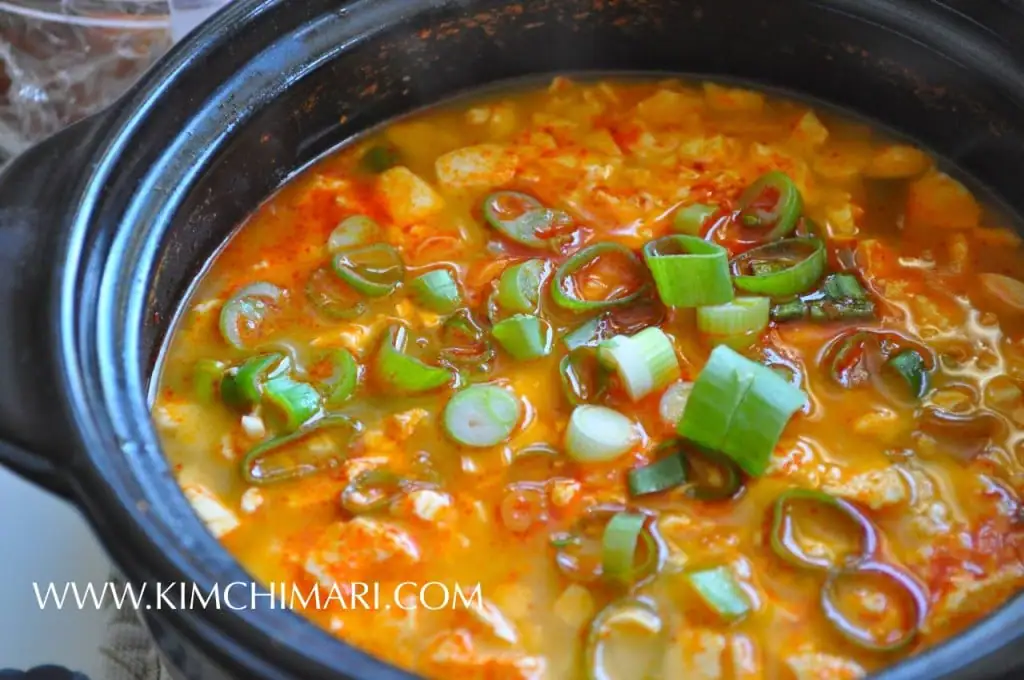 Korean Spicy Soft Tofu Stew