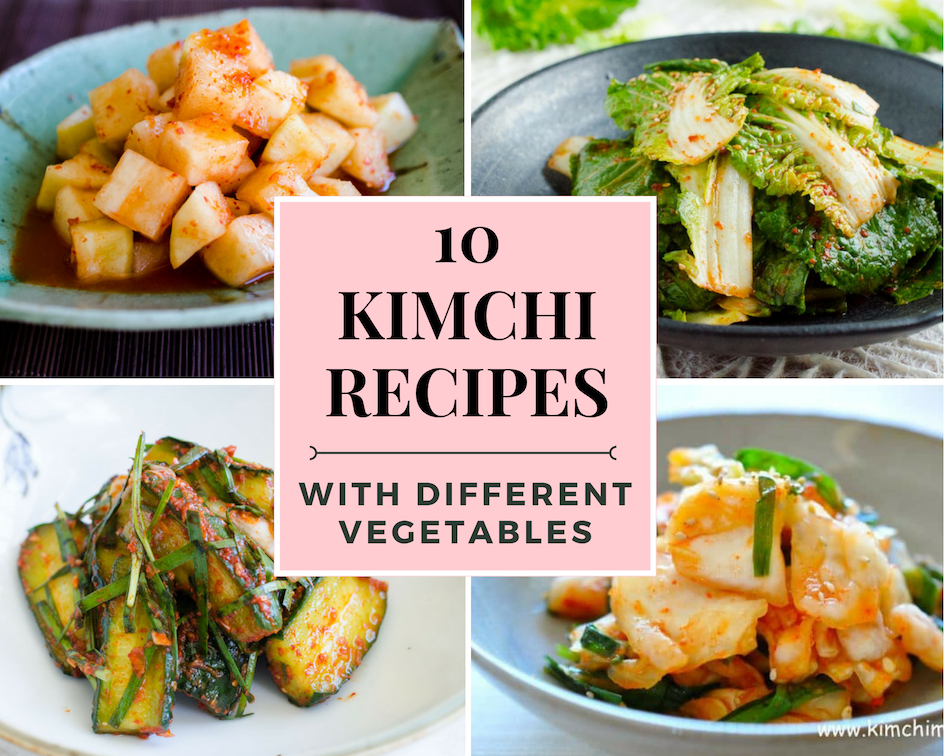 10 Kimchi Recipes with Different Vegetables (Part II) | Kimchimari