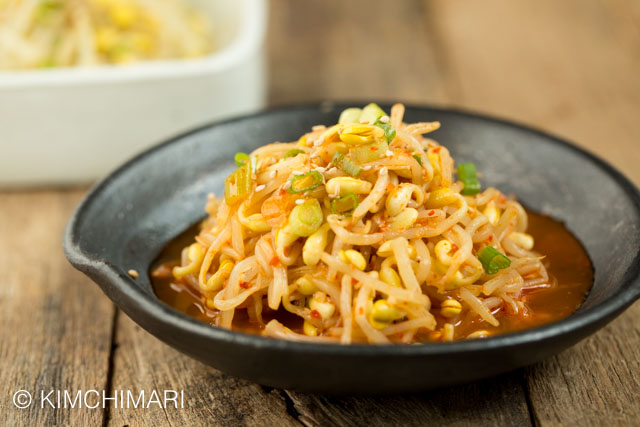 Kongnamul Muchim (Spicy Soybean Sprouts) - Kimchimari