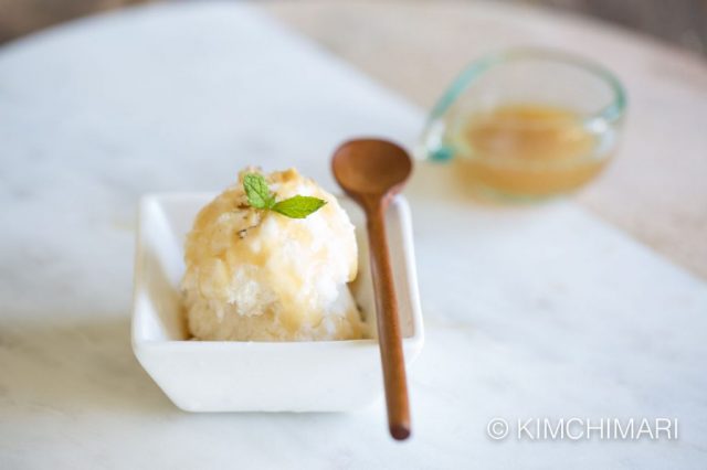 Makgeolli ice cream