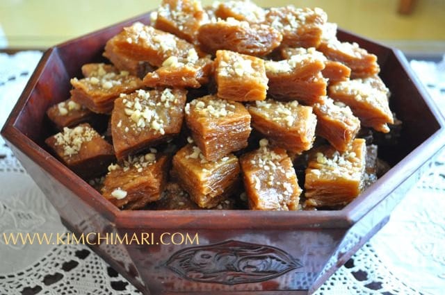 Yakwa Korean honey pastry